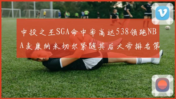 中投之王SGA命中率高达538领跑NBA麦康纳米切尔紧随其后大帝排名第七